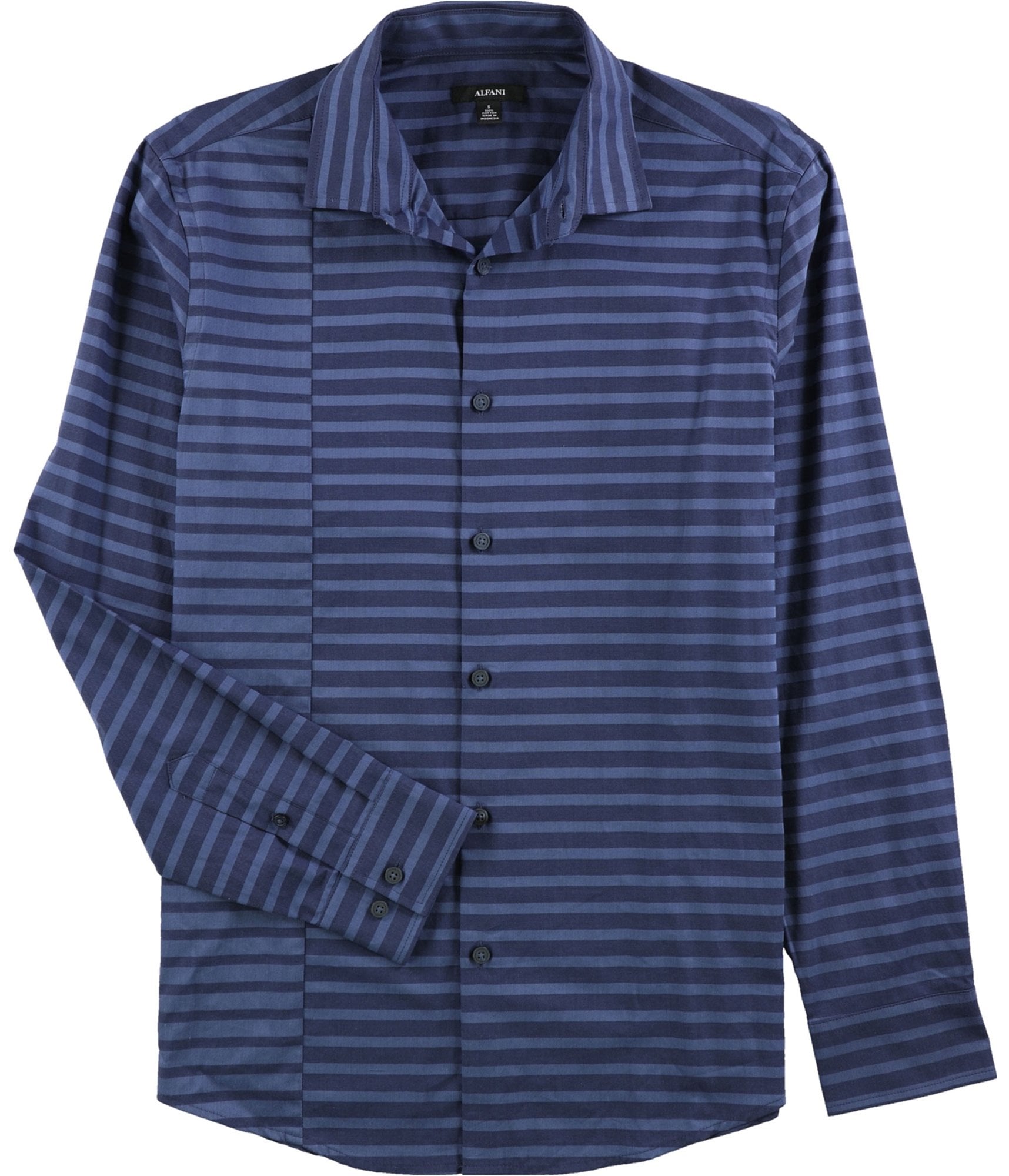 Alfani Mens Fashion Button Up Shirt