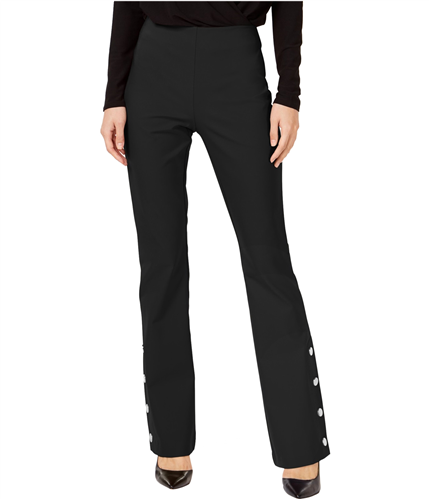 I-N-C Womens Snap Bottom Casual Trouser Pants
