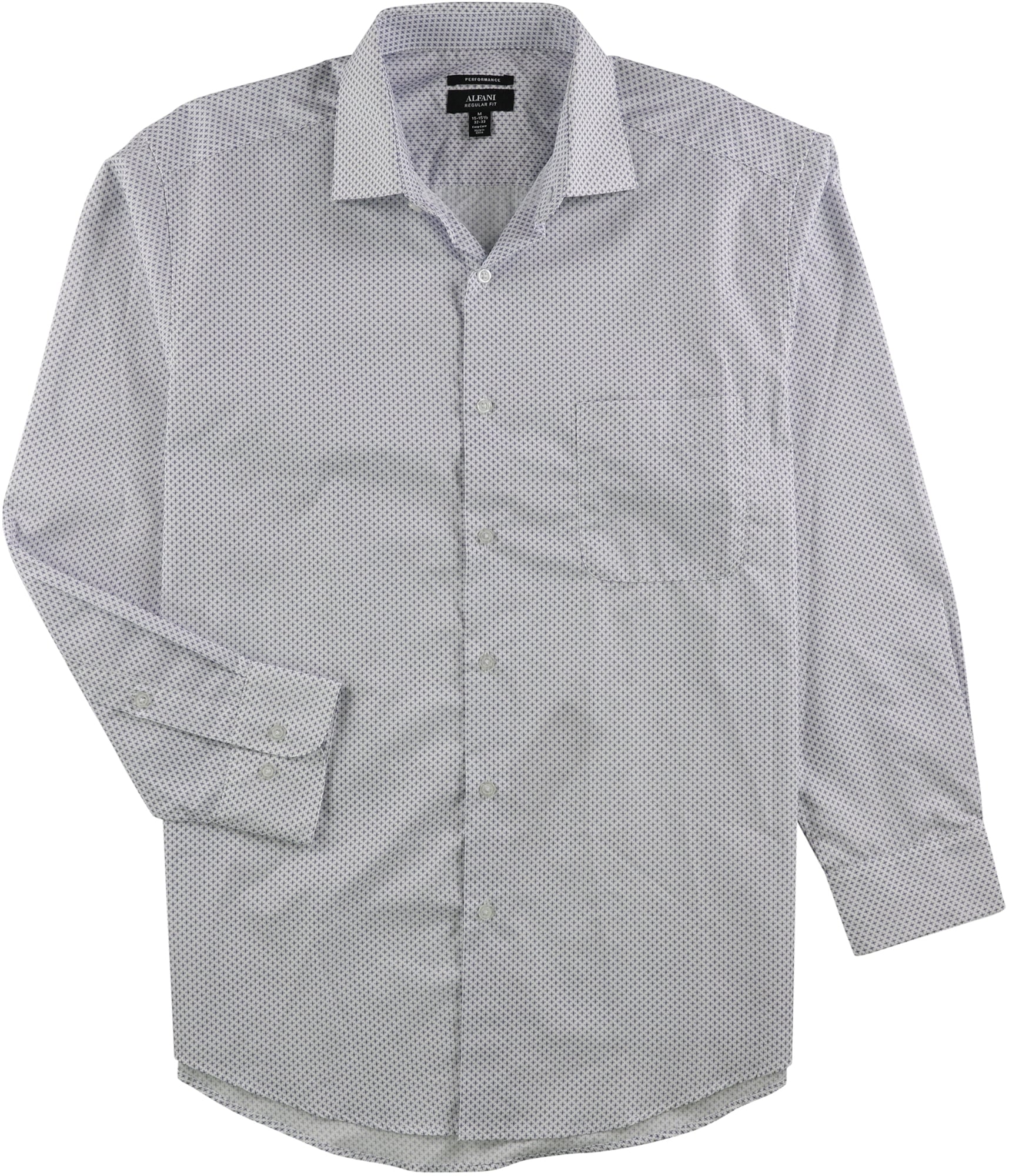 Alfani Mens Performance Button Up Dress Shirt